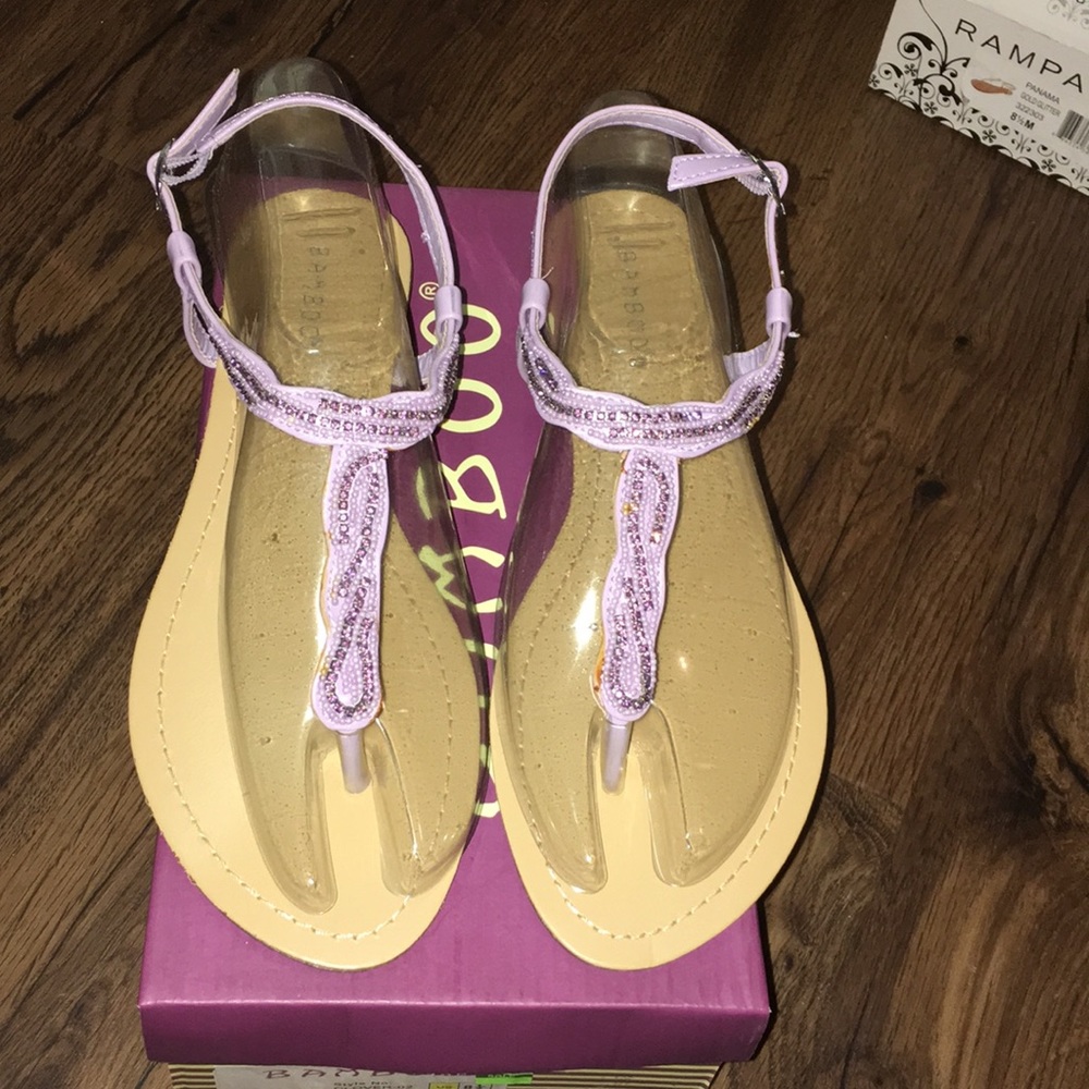Lavender sandals